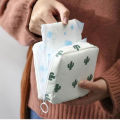 1pc Cartoon Sanitary Napkin Storage Bag, Portable Large Capacity Student Portable Sanitary Pad Storage Bag. 