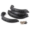  Fender Flares 4Pcs for TAMIYA  RC4WD TF2 Mojave 1/10 Bruiser Hilux Body RC Car Parts. 