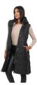 Ladies long body warmer Best Quality winter jacket sleeveless style For Womenand girls | Winter jacket Fashion | Wind breaker and Warmer | Low weight coat long zipper | open style jacket double pockets and zip on both sides. 