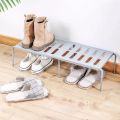 Layered Shoe Rack Extensible Shoe Hanger Storage Space Saving Shelf Telescopic Storage Rack Household Kitchen Cabinet Organizer. 