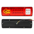 19LED Tail Lights 12V 24V Turn Signal Lamp Car Light Assembly Reversing Lights Stop Lights For Trailer Lorries Boat Truck. 