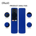 Silicone Remote Case Cover For Xiaomi MI TV Stick 4K/Mi Box s Shockproof Washable Skin-Friendly Dirt-Proof with Remote Loop. 