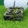 New Golf Accessories Creative Metal Dollar Enamel Ball Mark Marker Ball Position Marking LY68542.