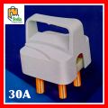 30A 3 Pin Male Power Plug Top (Shoe) Porcelain Base High Quality. 