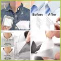 Men's Polo Shirt Collar Stays - Anti-Curl Collar Support Triangle Fixer Brace for Shirt Collar Shape.