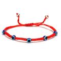 Turkish Blue Evil Eye Bracelet Men Women Handmade Woven Red Thread Adjustable Braided Bracelet Lucky Prayer Pulsera Jewelry Gift. 