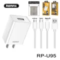 Kingkong ReMax charger original charger + 100% USB charger 10W qc3.0 2.4A fast charging for typec micro IP. 