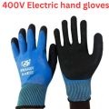 Electrician Gloves,400V Voltage Resistance Insulated Work Gloves,360° Insulation and Waterproof Gloves,Flame Retardant Insulation Safety Gloves,Insulating Gloves,Flexible and Anti Slip.