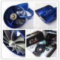 F1-z turbo supercharger Turbo 2-blade fan for air filter hose add oil-saving acceleration and install 100% genuine imported products (blue). 
