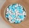 Blue White Star sprinkles 50g. 