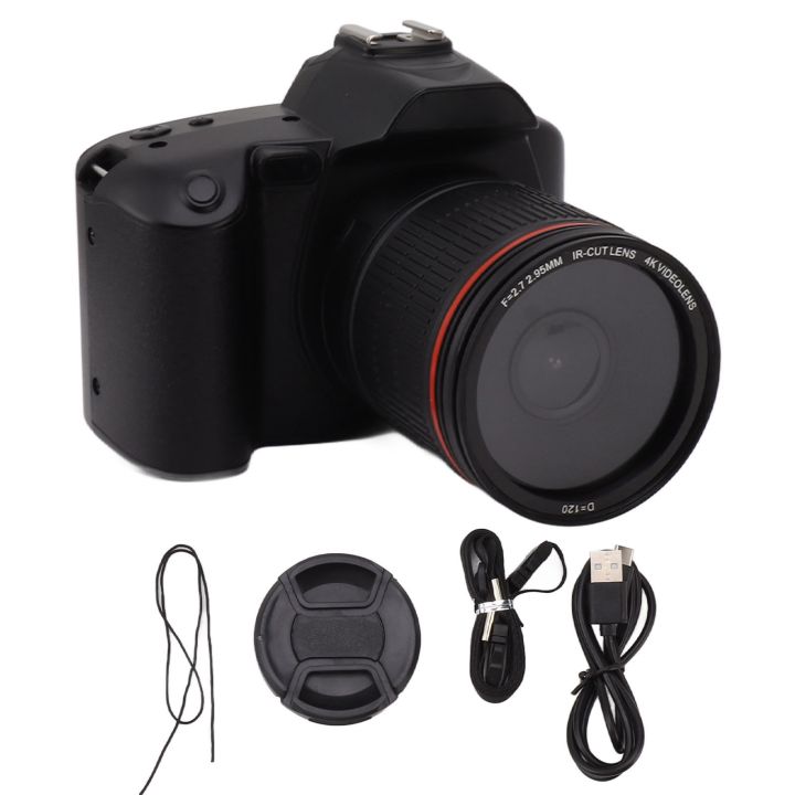 3 Inch IPS Digital Camera 4K 64MP Color Display 16X Digital Zoom HD ...
