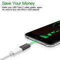 Type C Female To Micro Male USB Android Adapters USB-C Charger Converter Connector for Samsung Xiaomi Huawei Smart Phone. 