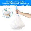 Drawstring Trash Bags with Handles-Thickened Fragrant Disposable Garbage Bags Cat Litter Bag Collect Feces Pet Cleaning Products. 
