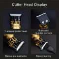 Cordless Mens Hair Trimmer Vintage T9 Hair Clippers Electric Shavers Hair cutting Machine for Barber Mens Beard Shaver. 