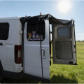 Van Rear Door Awning Sunshade, Waterproof Car Tailgate Tent Cover, Universal RV Back Door Shelter.