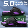 NAFOING New Men Summer Slippers Thick Sole House Non-slip Bathroom Shower Slides Outdoor Soft Cloud Fashion Beach Shoe Flip-flop.