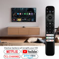 New Original Voice Remote Control RC813 for TCL Android TV Mini-LED QLED 4K UHD Smart TV with 6 Shortcut Buttons. 