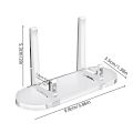 1/2pcs Acrylic Photo Display Stand Wedding Holiday Party Polaroid Badge Frame Business Card Holder Desktop Painting Transparent.