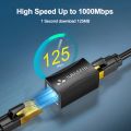 SAMZHE Ethernet Adapter 8P8C RJ45 Lan Cable Extension Connector for Internet Connection Cord Female to Female.