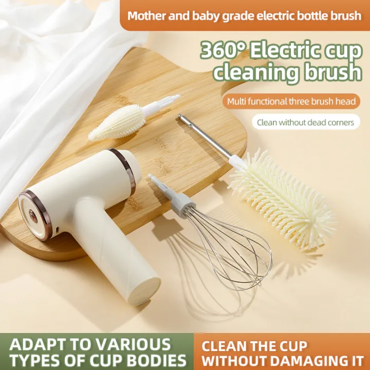 360%C2%B0%20Rotating%20Electric%20Baby%20Bottle%20Brush%20Set%20Silicone%20NippleCleaner%20BPA-Free%20Infant%20Cleaning%20Tool%20with%20Egg%20Beater%20Function%20-%20Image%204