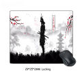 Samurai Warrior MousePad Gamer Computer Accessories Keyboard Table Mat Black Mouse pad Company Gaming Laptop Desk Accessory Pc.