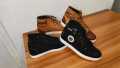 Boot converse high shoes for man necking up rubber sool with windproof fabrics leather shoes. 