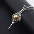 Double Sided Blood Pact Charm Necklace Silve Fantastic Dumbledore Grindelwald Blood Pendant Necklace For Movie Fans Jewelry Gift. 