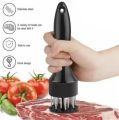 Mini Meat Tenderizer Spring-loaded Meat Tenderizer Meat Chopper w/ 12 Sharp Stainless Steel Blades Meat Chopper, Stainless Steel Blade Mini Meat Tenderizer. 