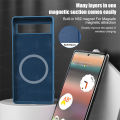 Original For Magsafe Magnetic Case For Google Pixel 6 7 8 Pro Liquid Silicone Cases Wireless Charge Soft Cover Phone Accessories. 