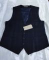 New Trending Men Classic Formal Business Vest Solid Color Sleeveless V Neck Waistcoat.. 