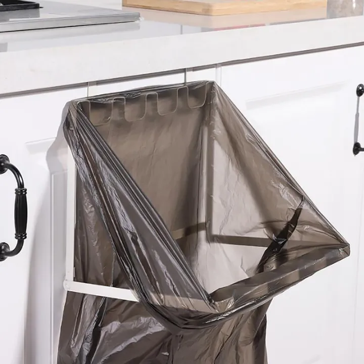 Kitchen%20Trash%20Rack%20Cabinet%20Door%20Garbage%20Bags%20Holder%20Multi-function%20Cabinet%20Rubbish%20Storage%20Bag%20Plastic%20Rack%20Support%20Holder%20-%20Image%202