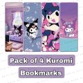 Pack of 3 ànd 1 (see variations) Cute Precut and Uncut Stickers Kuromi My Melody And Pompompurin Sanrio Anime Stickers For Laptop Girls Kids Toys Phone Diary Cute Cartoon. 