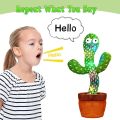 Talking Cactus Toy Dancing Cactus Toy for Babies Voice Repeat Toys for Kids Entertainment Toys Cactus Plush Toy with Lights Moving Cactus Mimicry. 