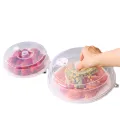Anti Splatter Heating Sealing Cover Lid with Steam Vents Fresh-keeping Plate Bowl Cover Stackable Microwave Splatter Cover Lid. 