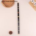 Handmade Bamboo Transverse Flute with 6 Holes F Key Folk Sound Lightweight Durable Musical Instrument for Beginners.