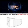 Motorcycle Helmet Visor Insert Anti-Fog Clear For HJC I90 I91 HJ-33. 