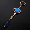 Genshin Impact Water God Furina God's Eye Keychain Necklace Pendant Cosplay Props Brooch Pin Badge for Women Men Jewelry s. 