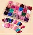 576 pcs nails with box ,reusable nails,24 different colours,beautiful fake nails. 