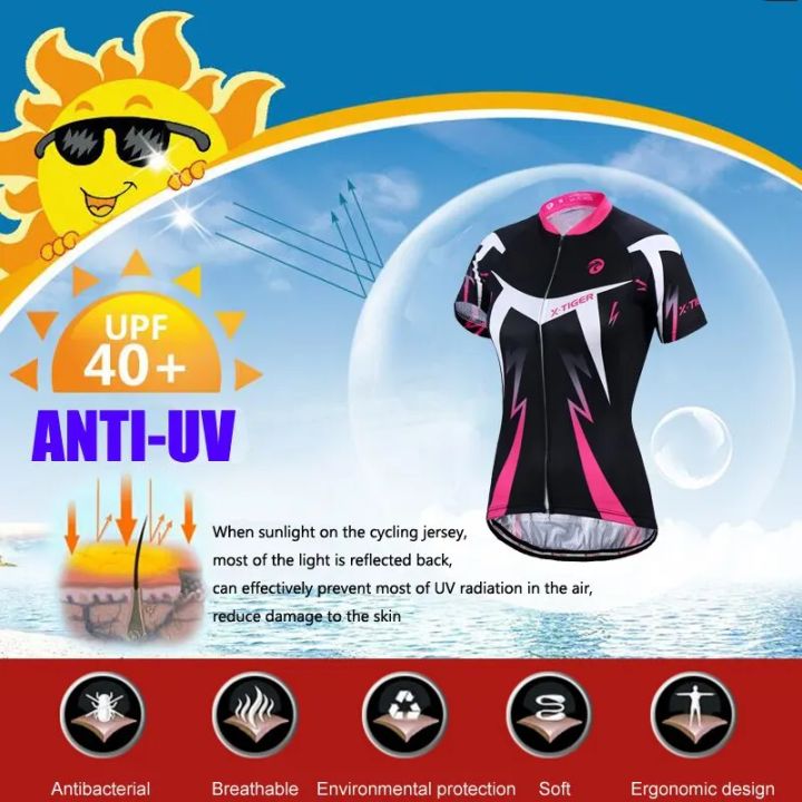 X-TIGER%20Women's%20Cycling%20Jersey%20Summer%20Breathable%20Quick-drying%20Bicycle%20Shirt%20TMB%20Mountain%20Road%20Cycling%20Clothing%20-%20Image%204