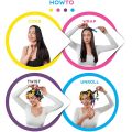 Heatless Hair Rollers Set Flexible Curling Rods Hair Twist Rods Hair Curlers No Heat Hair Rods Rollers Curly Hair Styling Tools.