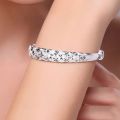 925 Silver Original Romantic Gypsophila Star Bangles for Women Bracelets Fashion Party Wedding Accessories Jewelry. 