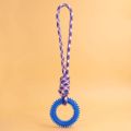 Supet Interactive Training Pet Toy Ring Spiked Ring Dog Teeth Cleaning Pet Supplies.