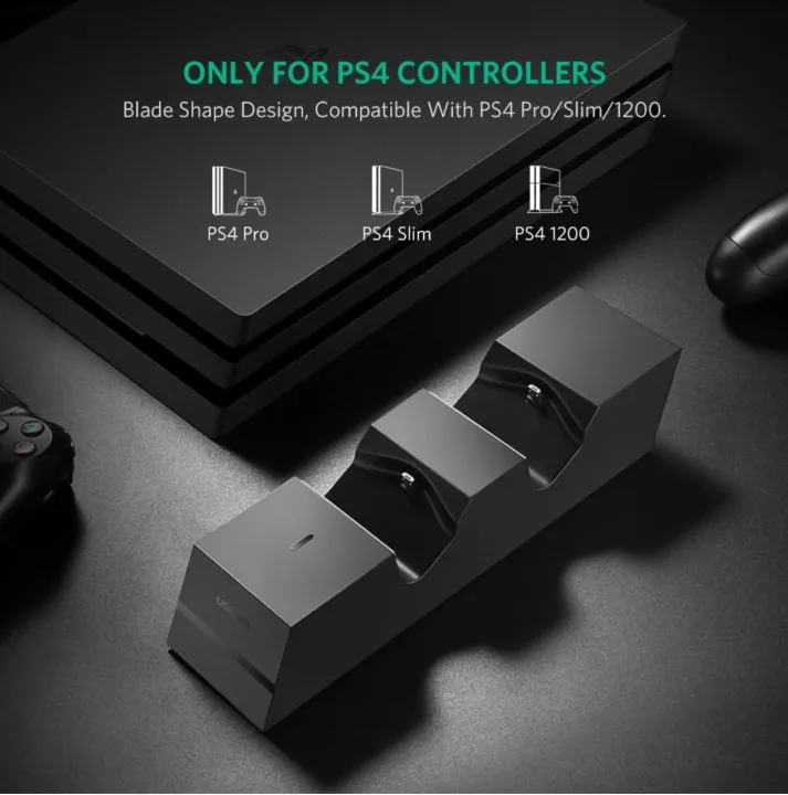 UGREEN%20Charger%20For%20PS4%20Controller%20PS4%20Charging%20Station,%202.5%20Hours%20Full%20Charge%20For%202%20Controllers,%20DualShock%204%20Charger%20Dock%20For%20PlayStation%20PS4%20Slim,%20PS4%20Pro%20Controller%20(5FT%20Cable%20With%20AC%20Adapter)%20-%20Image%203