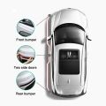 4pcs Car Bumper Protector Strip Universal Car Soft Rubber Front And Rear Corner Cover Guard Lip Strip Sticker Protector. 