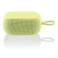 onn. Small Rugged Speaker with Bluetooth Wireless Technology, Yellow for Home & Party. 