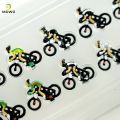 Model Railway HO Scale 1:87 Cyclist Photographer Cycling 15 Different Poses Bicycle Motorcycle.