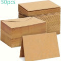 20/50pcs Premium Kraft Paper Envelopes - Perfect for DIY Greeting Cards, Wedding Invitations & Birthday Notes. 
