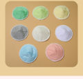 Three-layer waterproof ultra-fine bamboo fiber breast pads makeup removal pads washable bra anti-milk pads postpartum mother supplies -2pcs. 