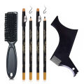 6pcs Beard Grooming Kit – Beard Shaping Pencils, Beard Brush, Styling Template Tool for Outlining, Trimming Shaping Facial Hair. 