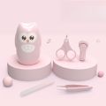 Children Manicure Kit Baby Nail Scissor Baby Nail Care Tool Set Kid Safe Portable Nail Clipper Trimmer File Tweezer with Box. 